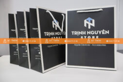 in túi giấy shop điện thoại