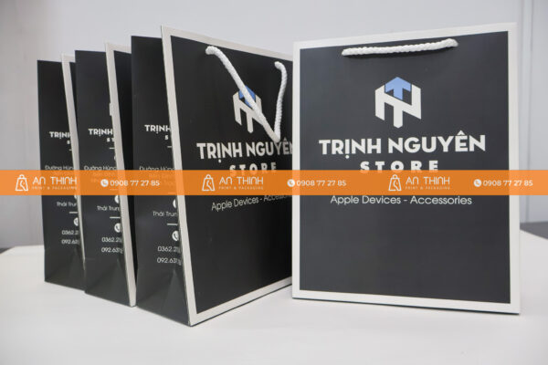 in túi giấy shop điện thoại