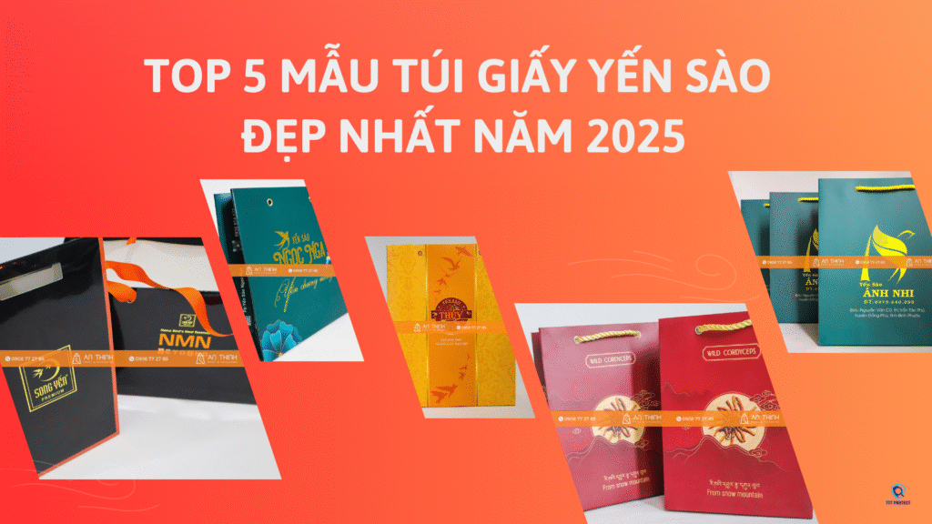 TOP 5 MẪU TÚI GIẤY YẾN SÀO NĂM 2025