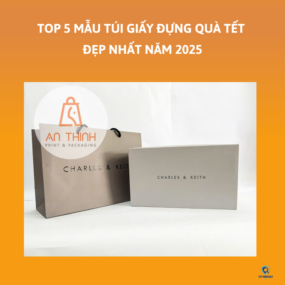 TÚI GIẤY ĐỰNG GIÀY DÉP VÀ HỘP GIẤY CỦA CHARLES & KEITH