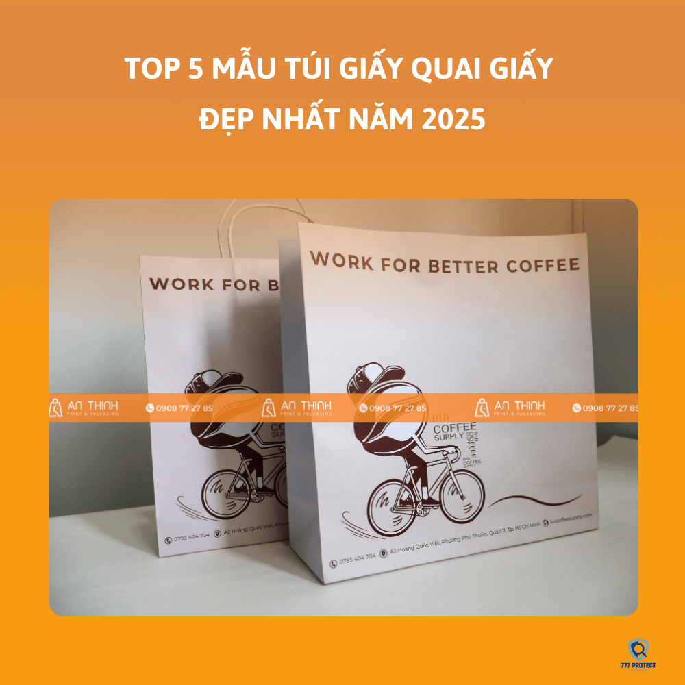 TÚI GIẤY QUAI GIẤY ĐỰNG CÀ PHÊ