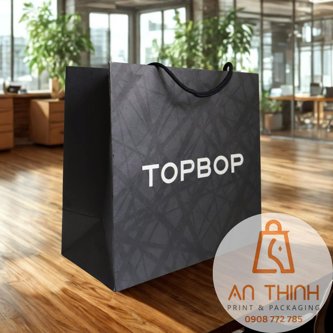 Túi giấy in logo theo yêu cầu