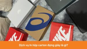 Dịch vụ In hộp carton đựng giày là gì