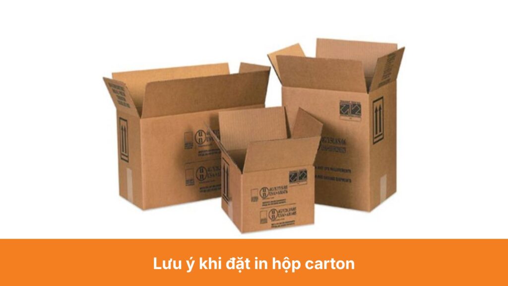 Lưu ý khi đặt in hộp carton Kim chỉ nam trong việc sản xuất