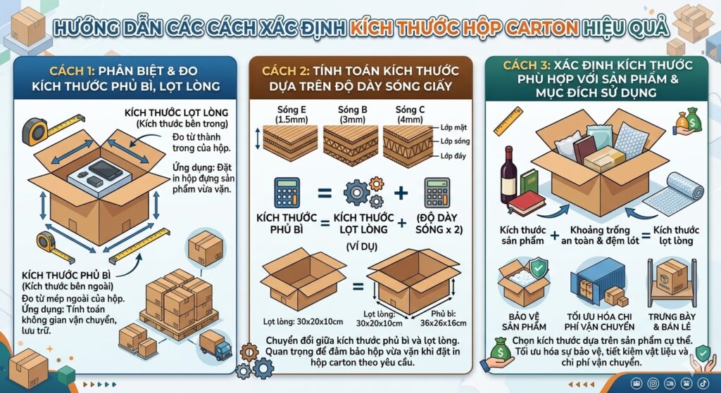 Tom tat nhanh cac cach do kich thuoc hop carton chuan xac cách đo kích thước hộp carton Tóm tắt nhanh các cách đo kích thước hộp carton chuẩn xác