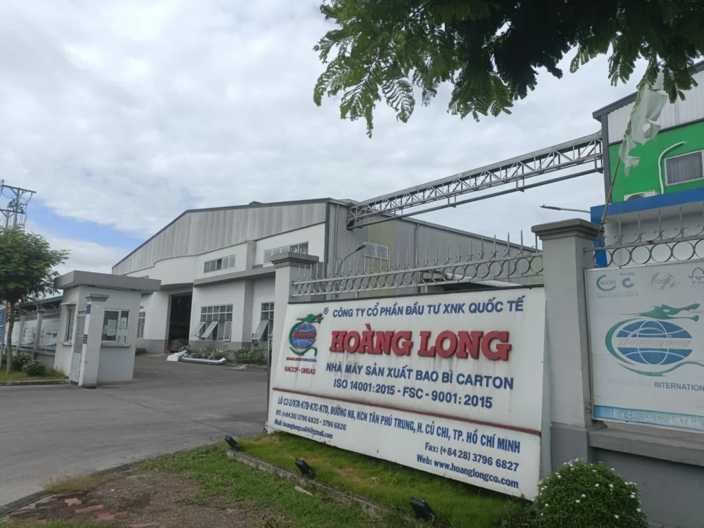 Công ty TNHH Sản Xuất Bao Bì Giấy Hoàng Long