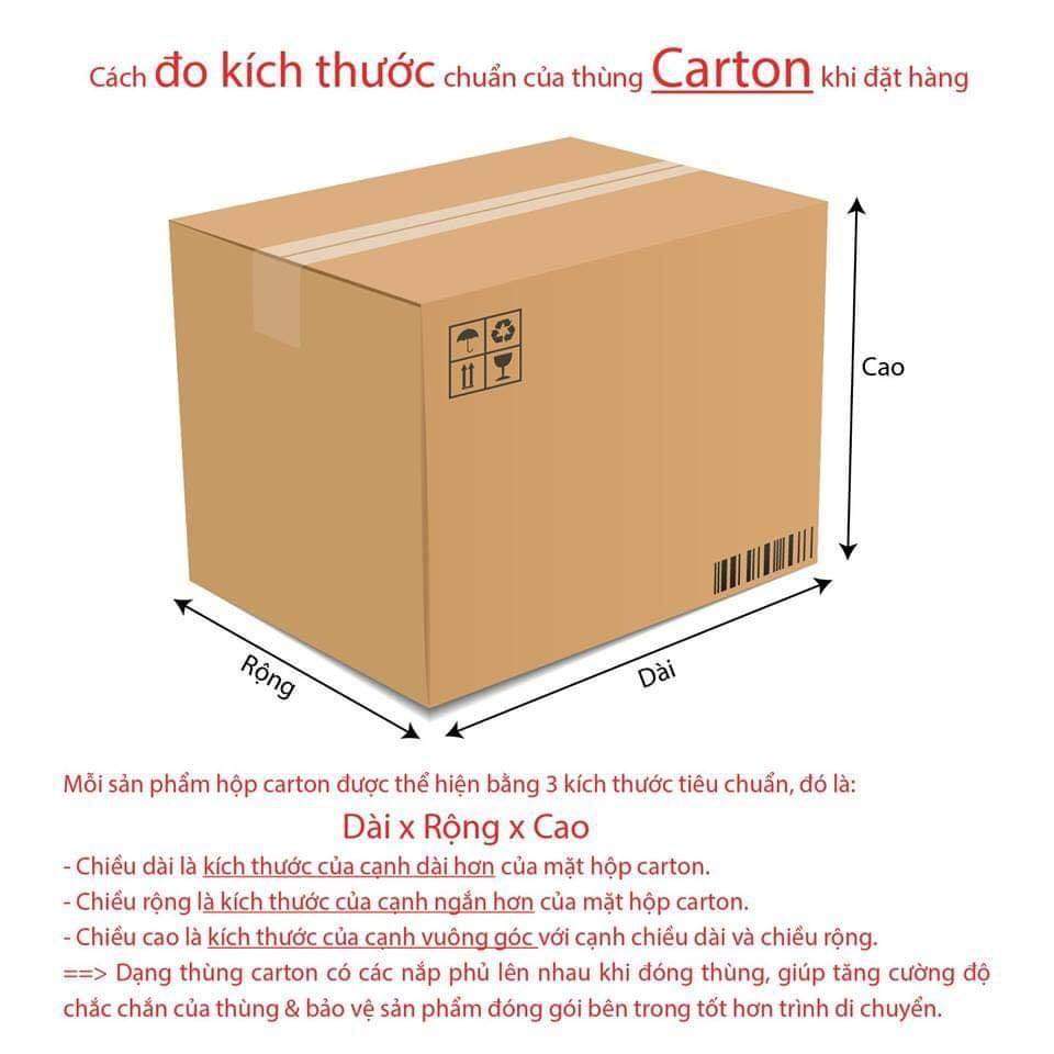 Hướng dẫn chi tiết cách chọn kích thước hộp carton chuẩn cho sản phẩm của bạn 